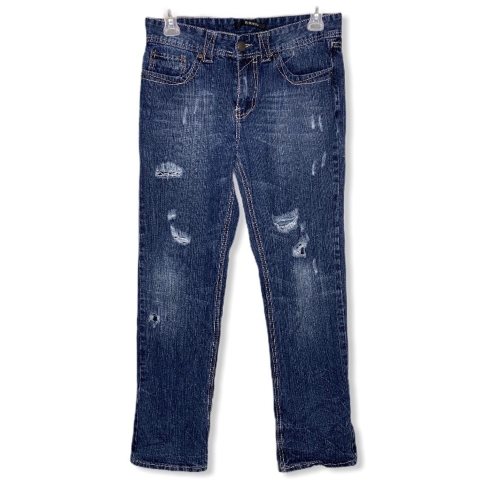 Just Black Bootcut Distressed Jeans